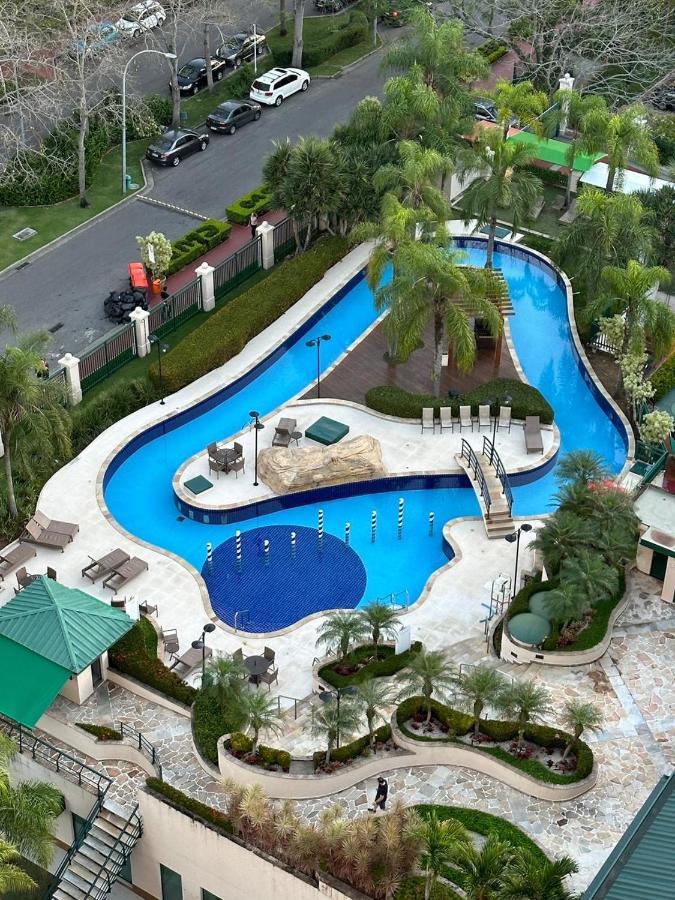 Flat Com Vista Panoramica -15- Na Barra Da Tijuca - Estacionamento Gratuito - Frigobar - Ar Condicionado - Piscina - Academia - Balsa Para Praia Gratis - Varanda - Vista Parcial Mar E Lagoa Río de Janeiro Exterior foto