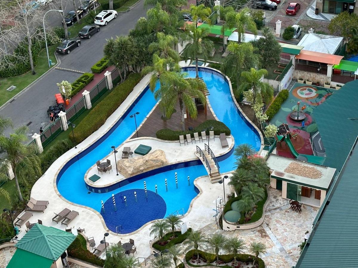 Flat Com Vista Panoramica -15- Na Barra Da Tijuca - Estacionamento Gratuito - Frigobar - Ar Condicionado - Piscina - Academia - Balsa Para Praia Gratis - Varanda - Vista Parcial Mar E Lagoa Río de Janeiro Exterior foto